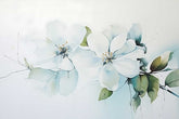 Abstract canvas painting wall décor Minimalist Floral landscape colorful